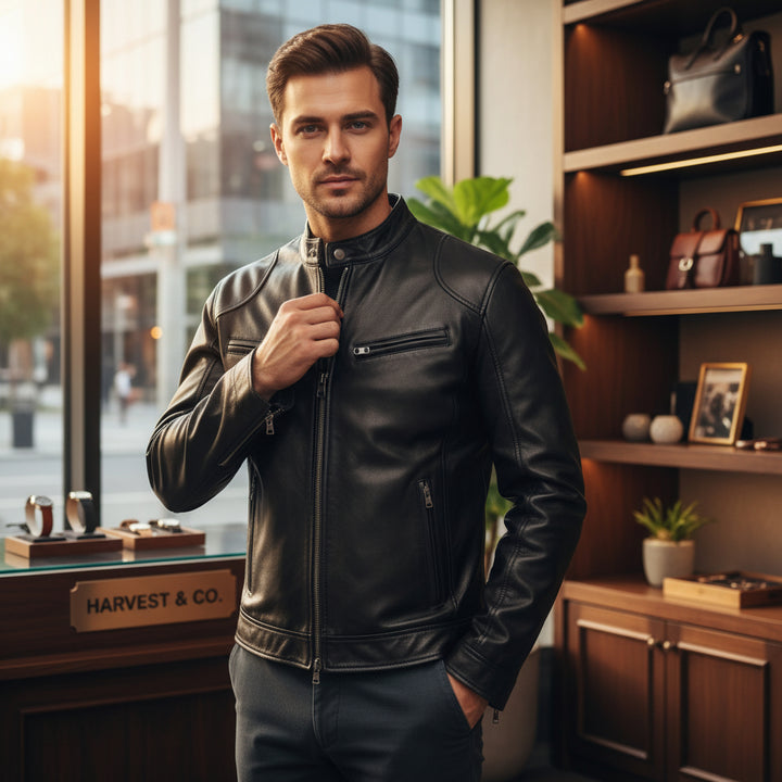 Marc™ | Chaqueta de cuero para hombres