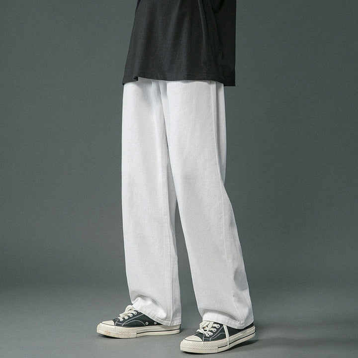 Pantalones de Denim Retro para Hombre Primavera y Otoño