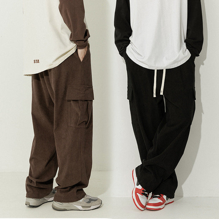 Pantalones Casual de Pana Japoneses para Hombre