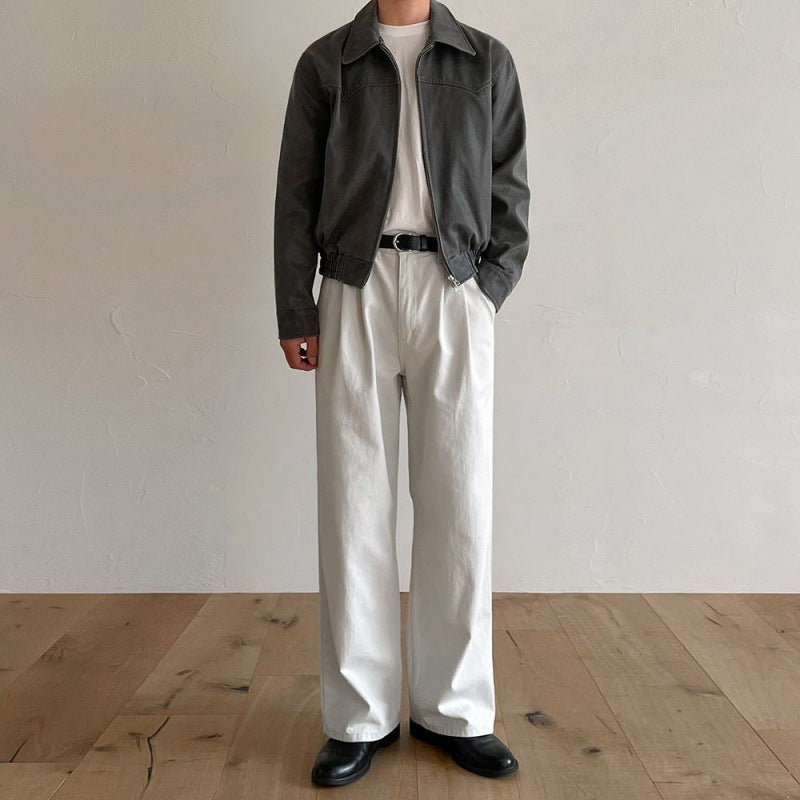 Pantalones Casual Retro Estilo Japonés para Hombre
