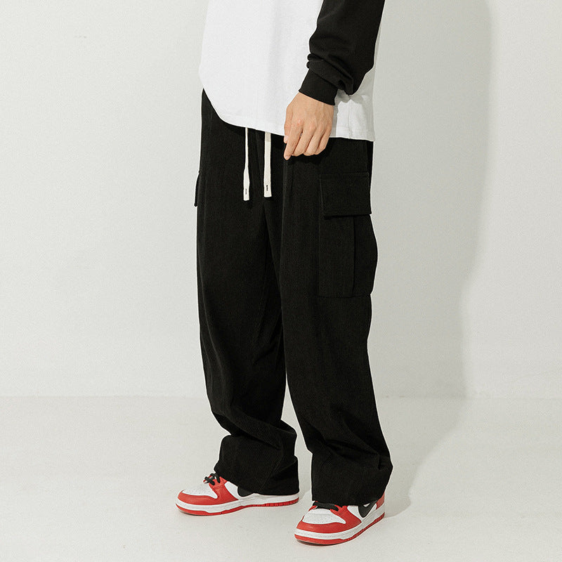 Pantalones Casual de Pana Japoneses para Hombre