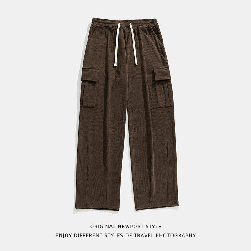 Pantalones Casual de Pana Japoneses para Hombre