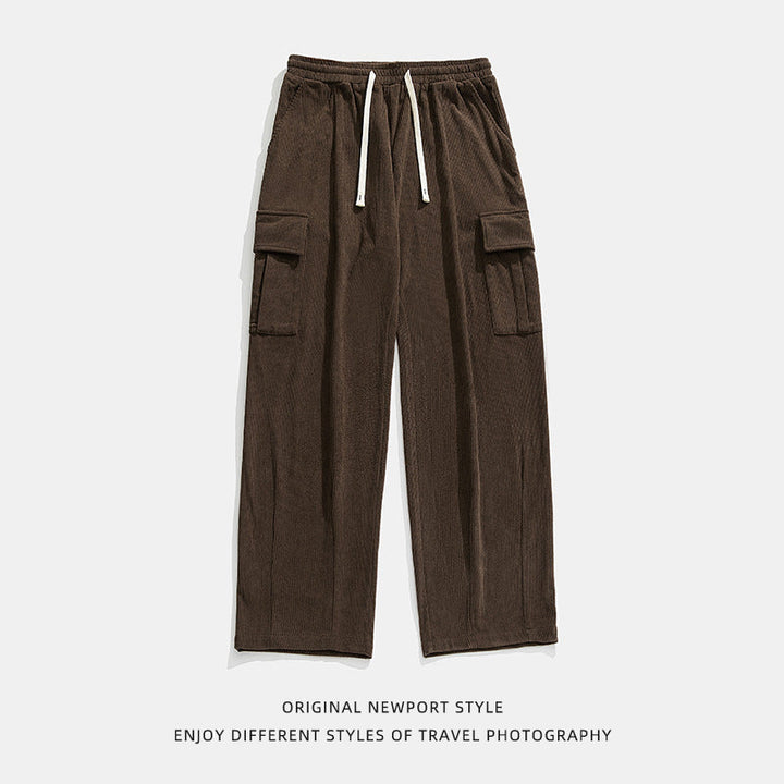 Pantalones Casual de Pana Japoneses para Hombre