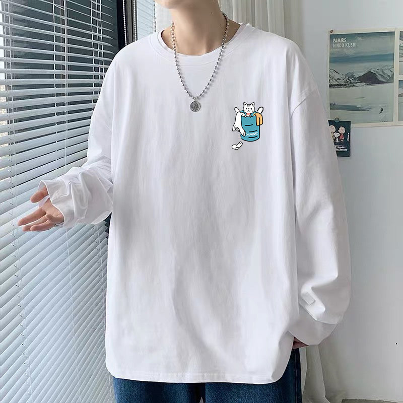 Ropa Suelta de Otoño para Estudiantes Hombres Talla Grande