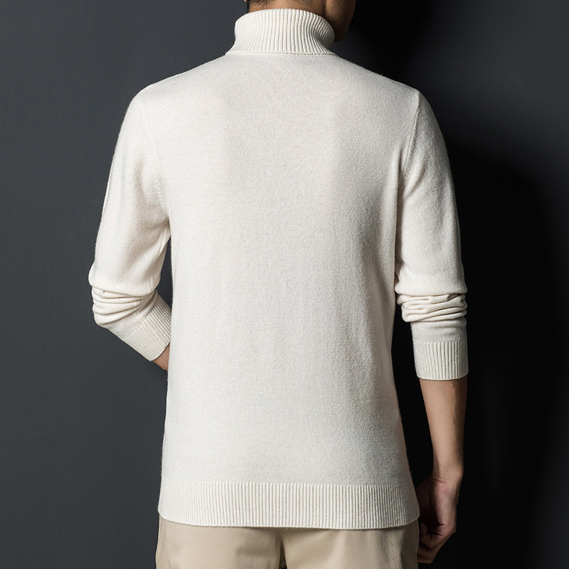 Kasjmier Sweater Pullover Dikke Sweater Voor Mannen