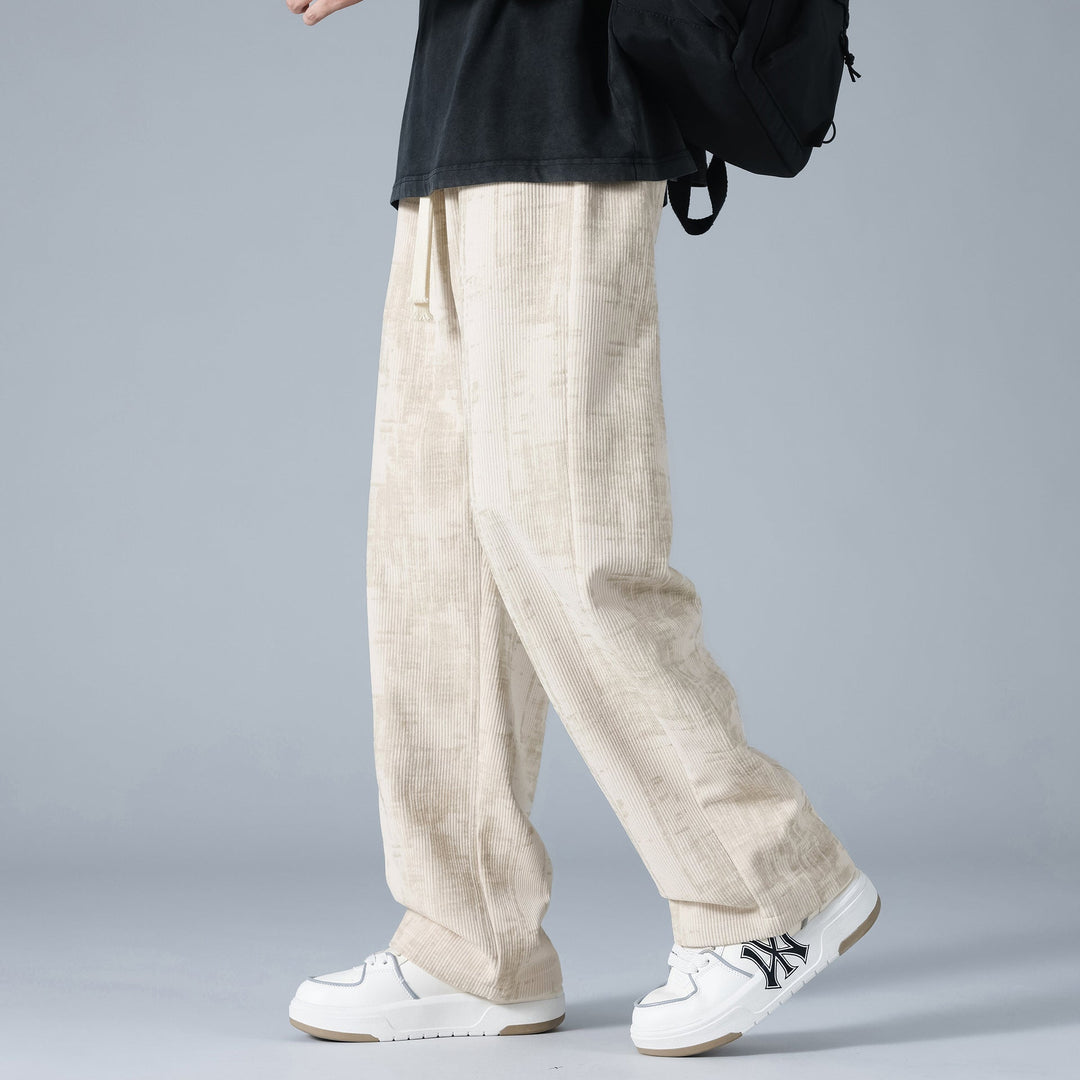 Pantalones de Pana para Hombre Primavera y Otoño