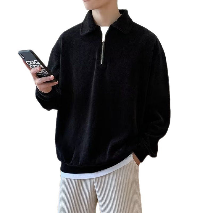 Sudadera de Color Sólido Británica para Hombres